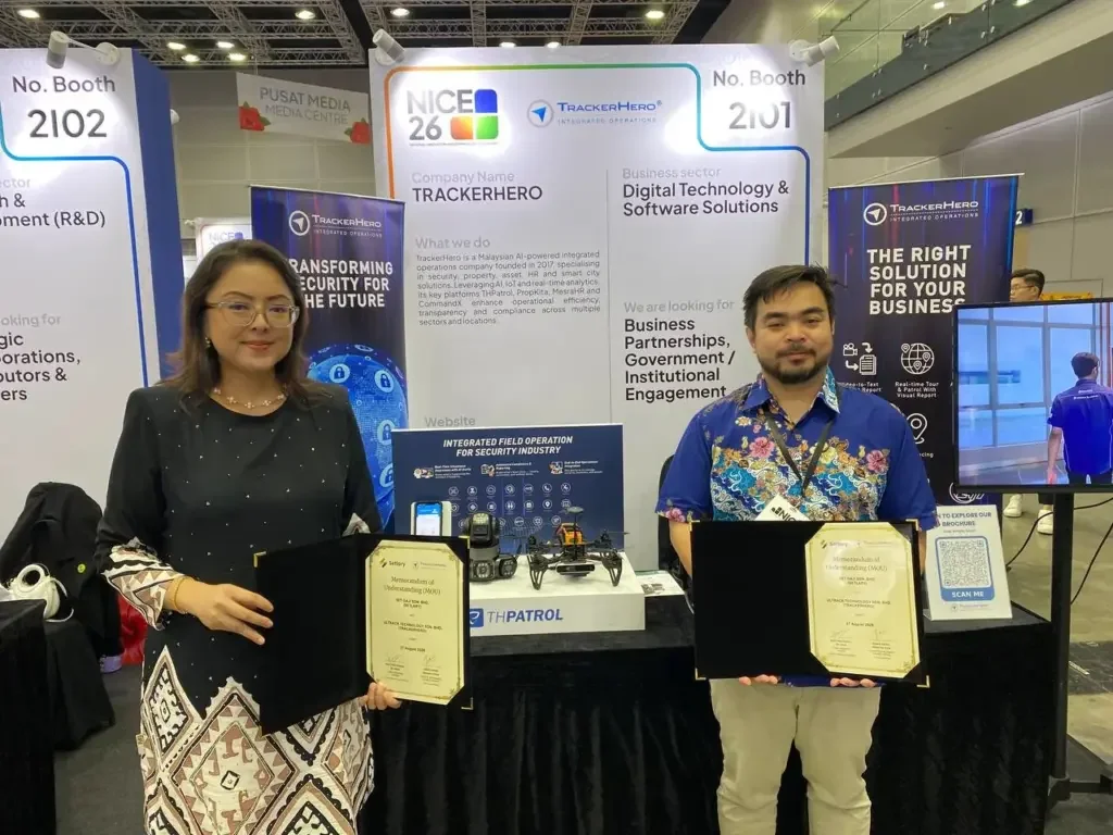 TrackerHero 与 Setlary Malaysia 代表在谅解备忘录签署仪式上