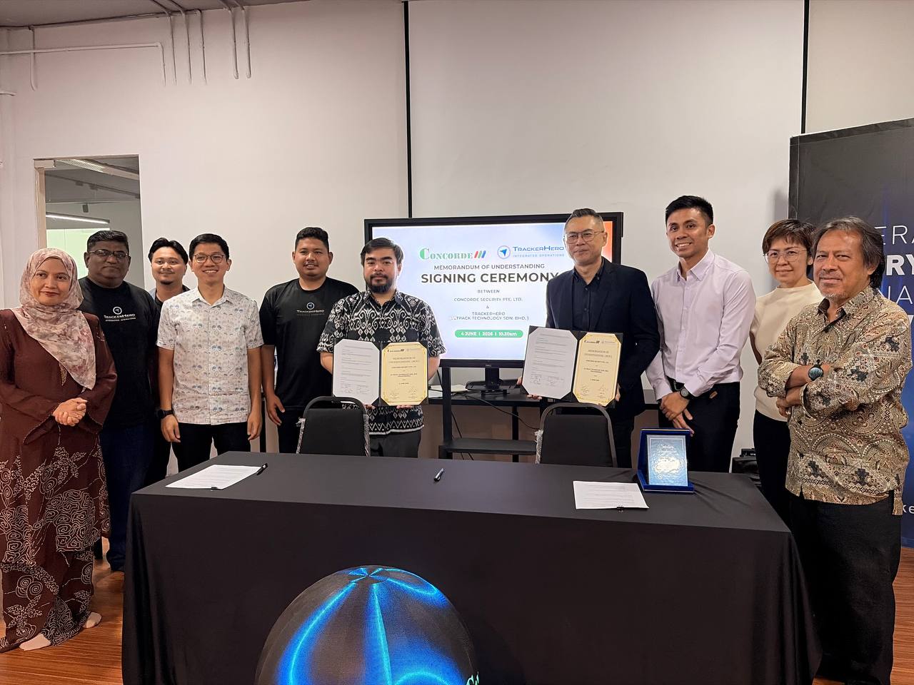TrackerHero 与 Concorde 达成合作，扩展新加坡安保业务